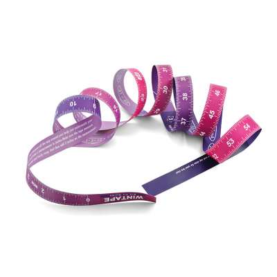 Colorful Purple Pvc Fiberglass Printable 60 Inch Cloth Tape Tailors Tape Measures Sewing Rulers Sewing Tape Measure